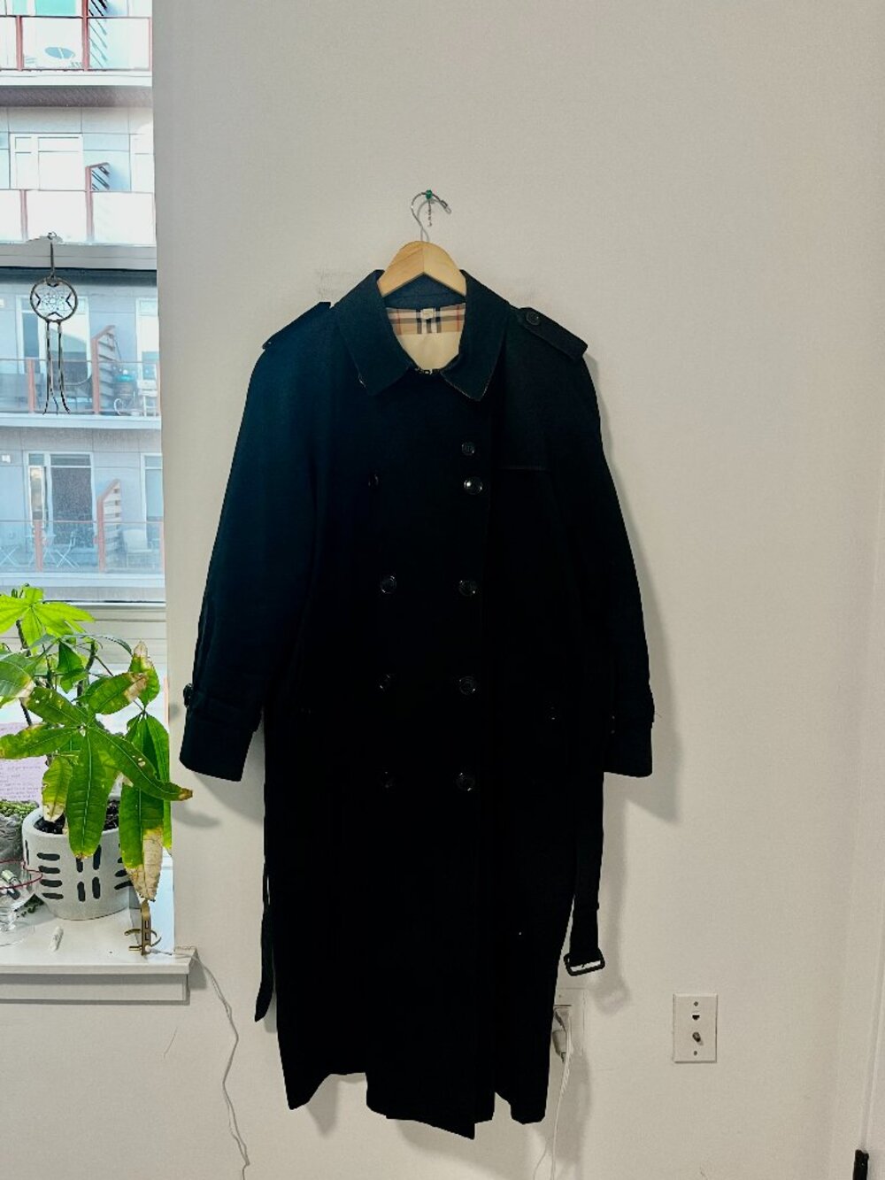 Burberry Long Waterloo Heritage Trench Coat Size 16